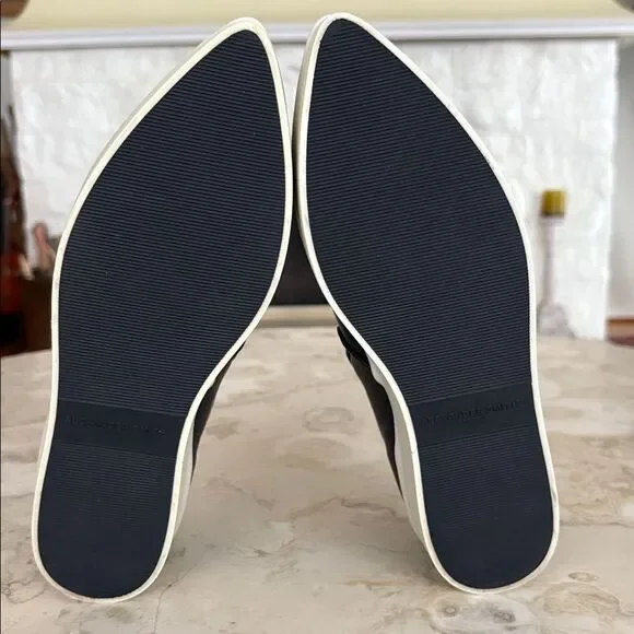 Alexander Smith London Leather Slip On Metal Cap Toe Platform Sneakers - Picture 11 of 14